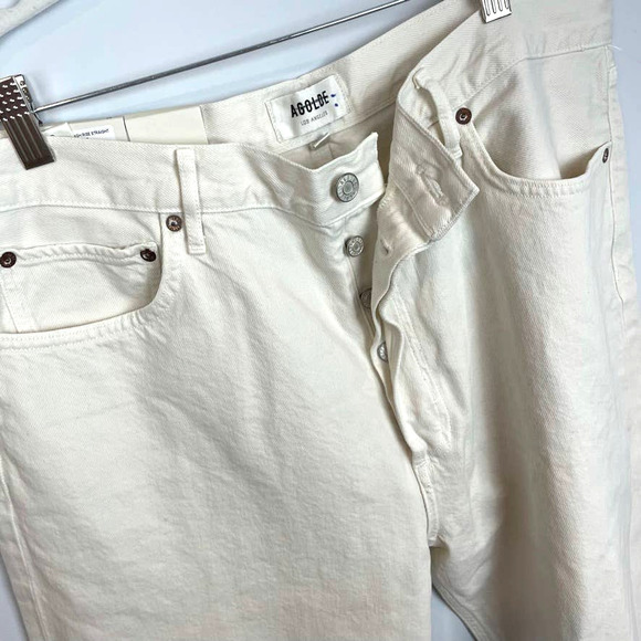 AGOLDE 90's Pinch Waist High Rise Straight Jean in Drum NEW - Picture 6 of 7